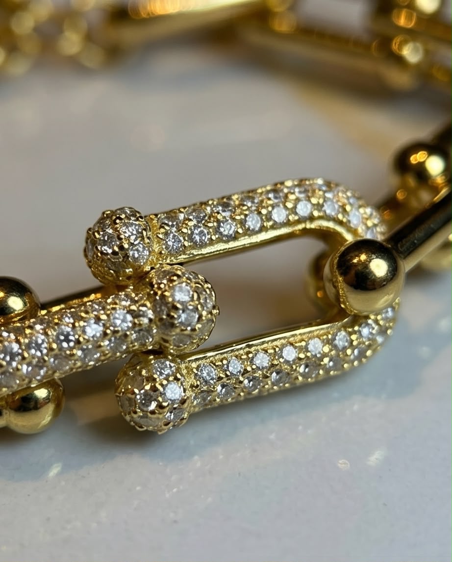Pulseira Kaylie Banhada em Ouro 18K - Imagem 3